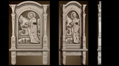 3D модель Икона Божией Матери (STL)