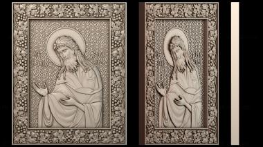 3D модель Икона Святого Иоанна Крестителя (STL)