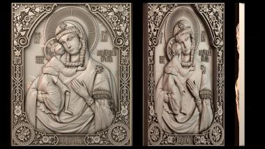 3D модель Икона Божией Матери (STL)