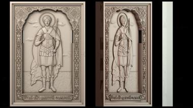 3D модель Икона Дмитрия Солынского (STL)