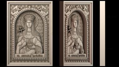 3D модель Икона святой равноапостольной царицы Елены (STL)