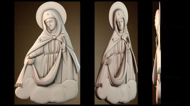 3D модель Икона Божией Матери (STL)