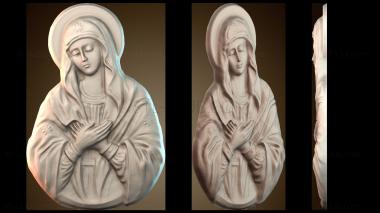3D модель Икона Божией Матери (STL)