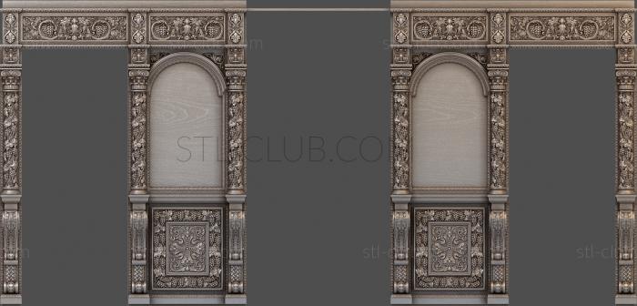 3D модель 3d stl модель резного иконостаса (STL)