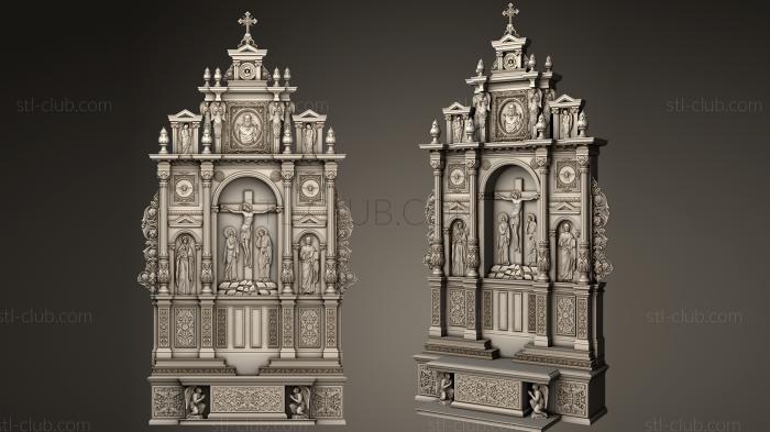 3D модель Католический иконостас (STL)