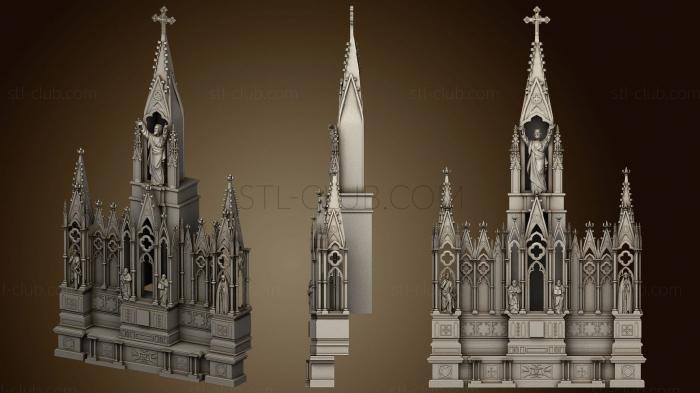 3D model Catholic iconostasis (STL)