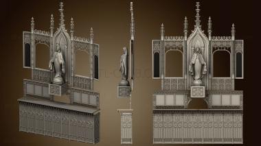 3D model Gothic Iconostasis (STL)