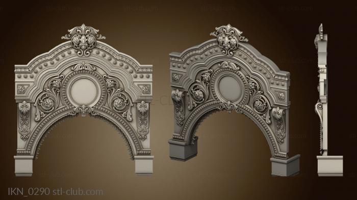 3D model Arch over the royal gate of the iconostasis version1 (STL)