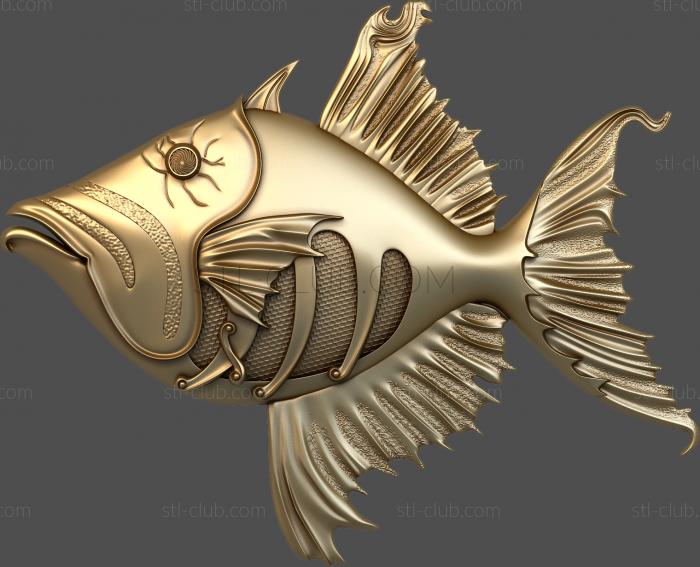 3D model Strange fish (STL)