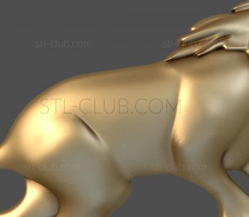 3D модель 3d stl модель лев, артJV_0022 (STL)