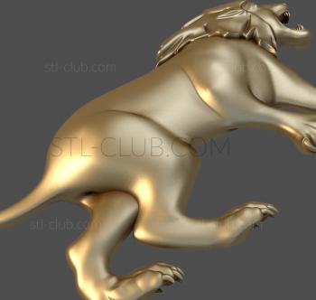 3D модель 3d stl модель лев, артJV_0022 (STL)