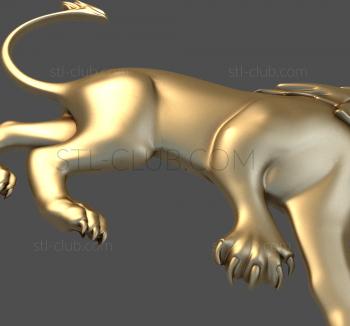 3D модель 3d stl модель лев, артJV_0022 (STL)