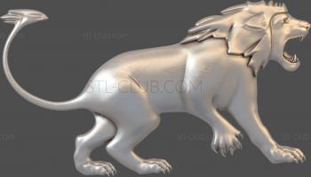 3D model 3d stl model lion, artJV_0022 (STL)