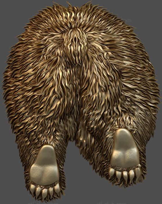 3D model Bear paws (STL)