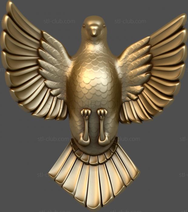 3D model Flying pigeon (STL)