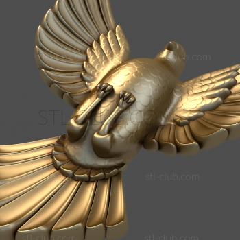 3D model Flying pigeon (STL)