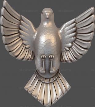 3D model Flying pigeon (STL)