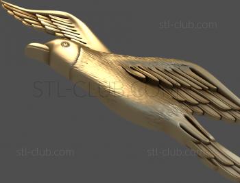 3D model Flying seagull (STL)