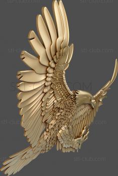 3D model Attacking eagle (STL)