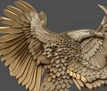 3D model Attacking eagle (STL)