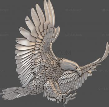 3D model Attacking eagle (STL)