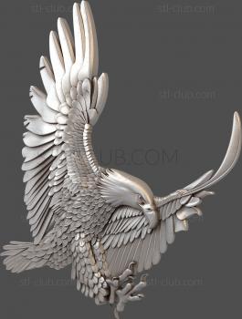 3D model Attacking eagle (STL)