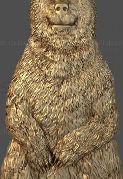 3D model Bear on its hind legs (STL)