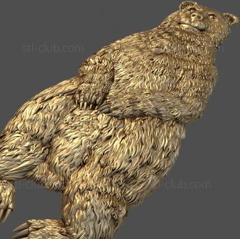 3D model Bear on its hind legs (STL)