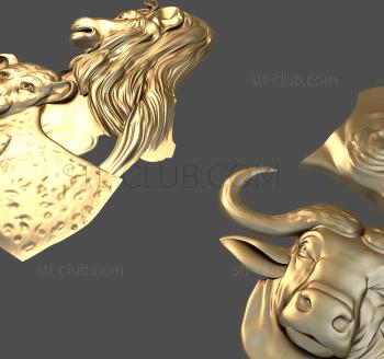 3D model Wild animals (STL)