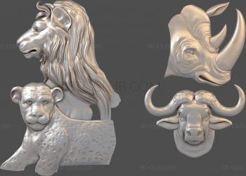 3D model Wild animals (STL)