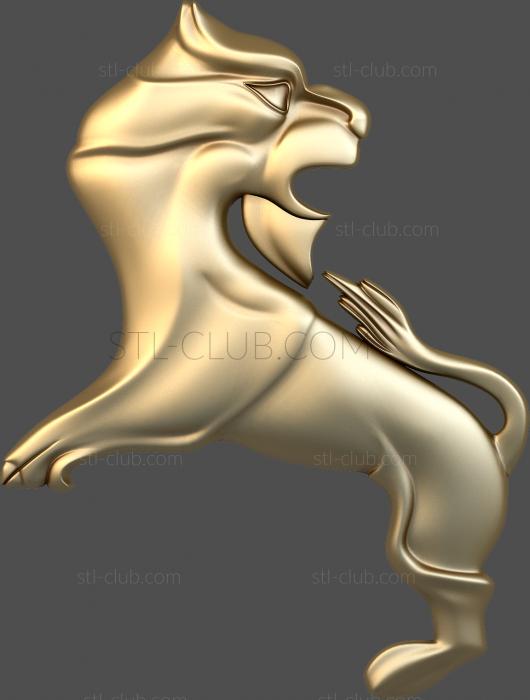 Stylized lion