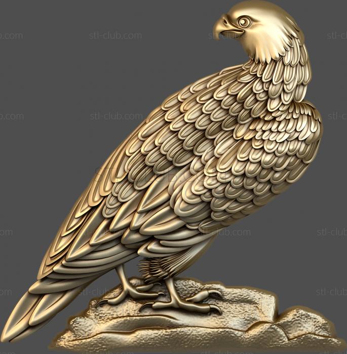 3d stl model eagle