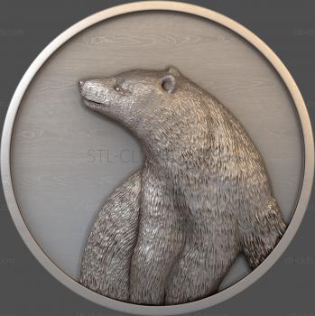 3D model Bear's head (STL)