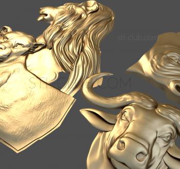 3D model Savanna animals (STL)