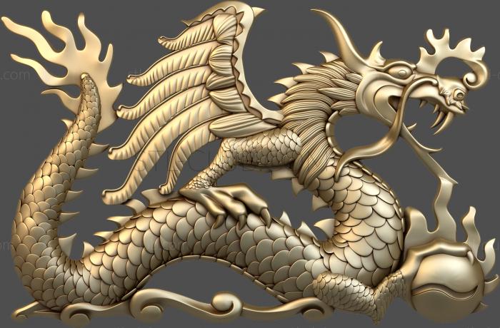 3D model Chinese dragon (STL)