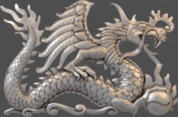 3D model Chinese dragon (STL)