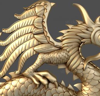 3D model Chinese dragon (STL)