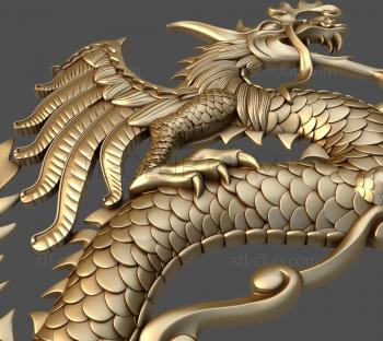 3D model Chinese dragon (STL)