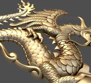 3D model Chinese dragon (STL)