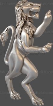 3D model Lion from the flag (STL)