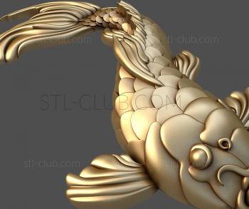 3D model Chinese carp (STL)