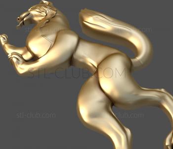 3D model Fox on its hind legs (STL)