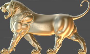 3D model Tiger mural (STL)