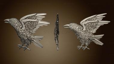 3D model Crow (STL)