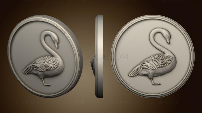 3D model Goose on base (STL)