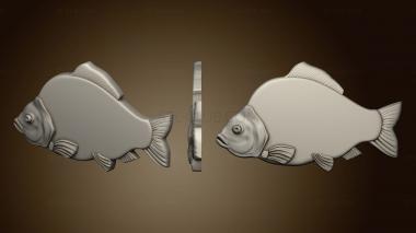 3D model Cutting board in the form of fish (STL)