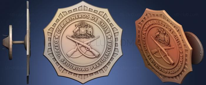 Depto Seguridad Presidencial Oro