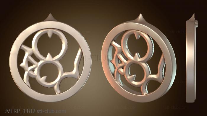 Ювелирные перстни и кольца Линза из искусственного камня Hag Stone