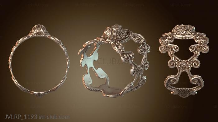 Ювелирные перстни и кольца Кольцо с орнаментом в виде черепа