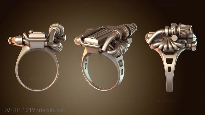 Ювелирные перстни и кольца Кольцо с двигателем DG